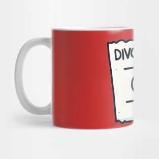 Divorced Note Mug